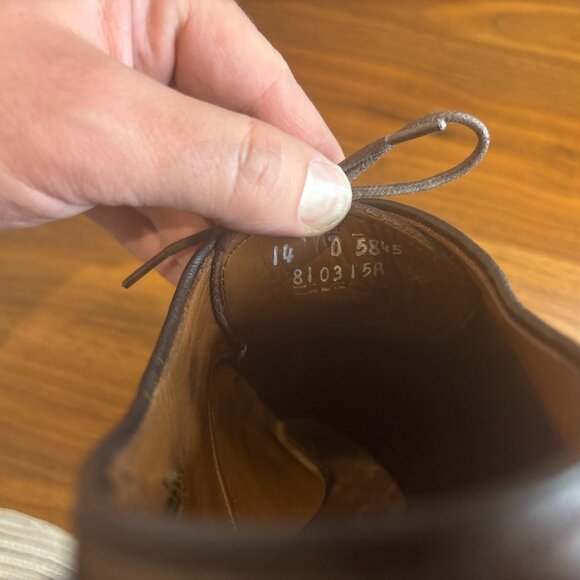 Allen Edmonds Park Avenue – Brown Calf – Size 14D - Picture 8 of 9